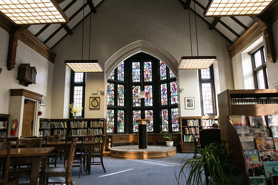 West Reading Room in McCartney Library