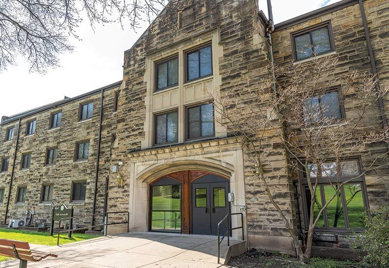 Memorial Hall entrance