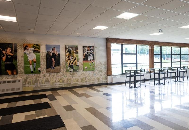 Mezzazine level in Metheny Fieldhouse