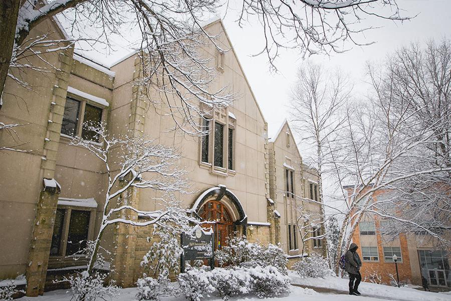 Front Entrance in Winter